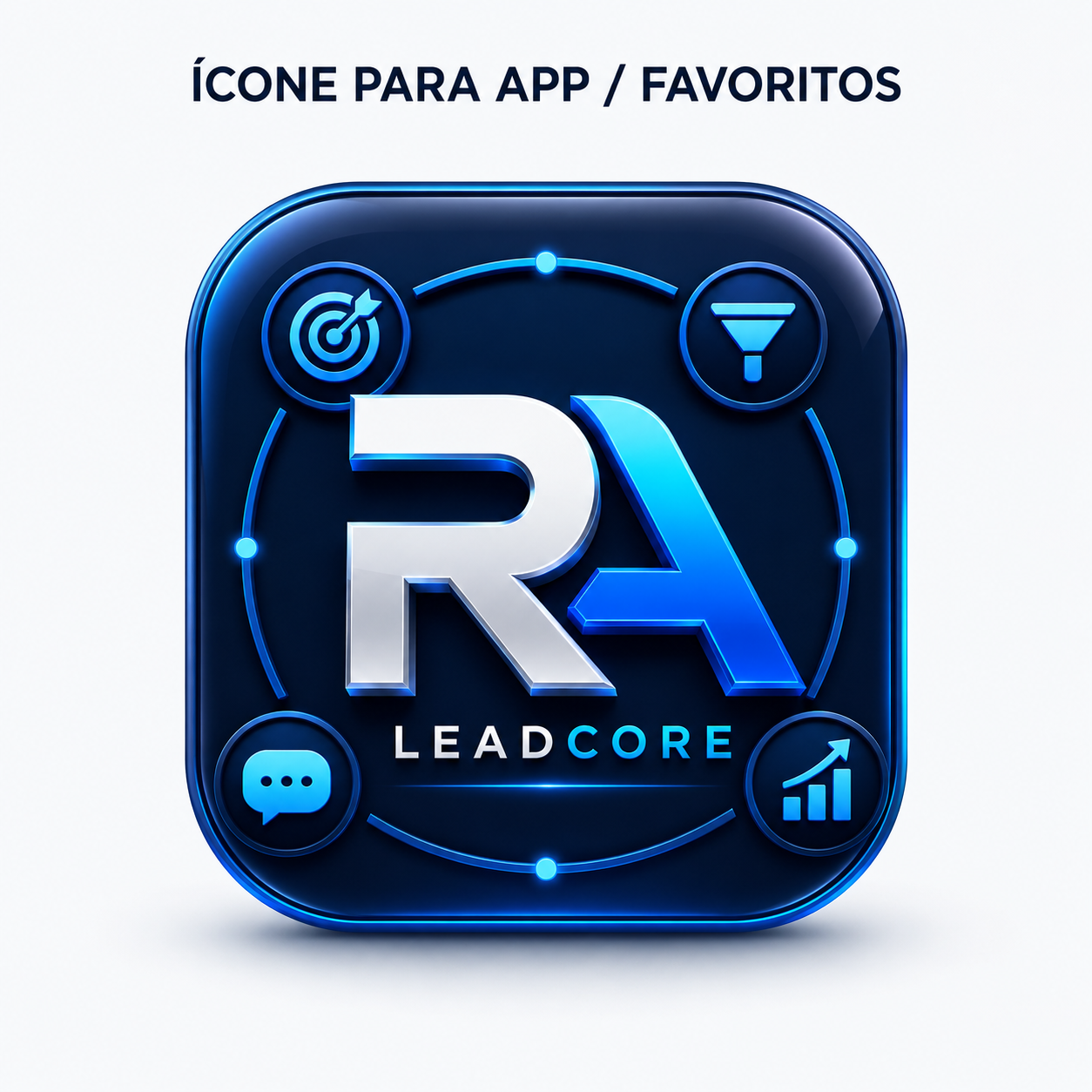 Aplicação visual RA LeadCore